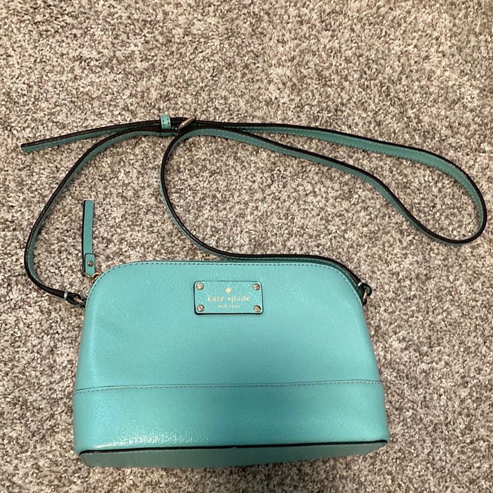 Adorable turquoise Kate Spade handbag